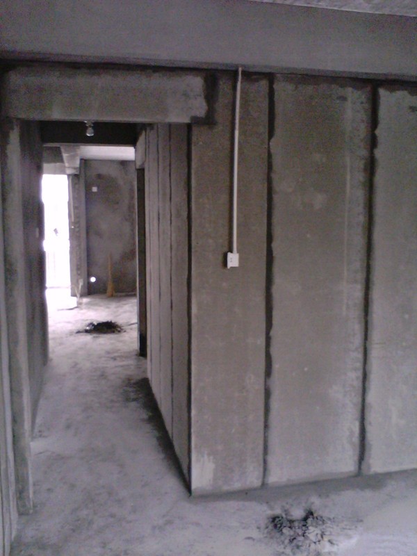 高鐵國際大酒店內部安裝輕質隔墻板展示圖一