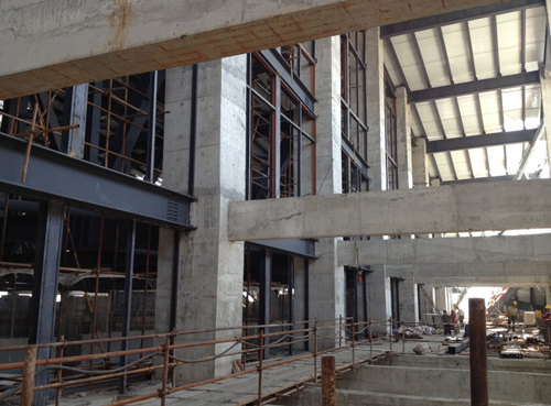 武漢國博內(nèi)部隔墻板工程展示一