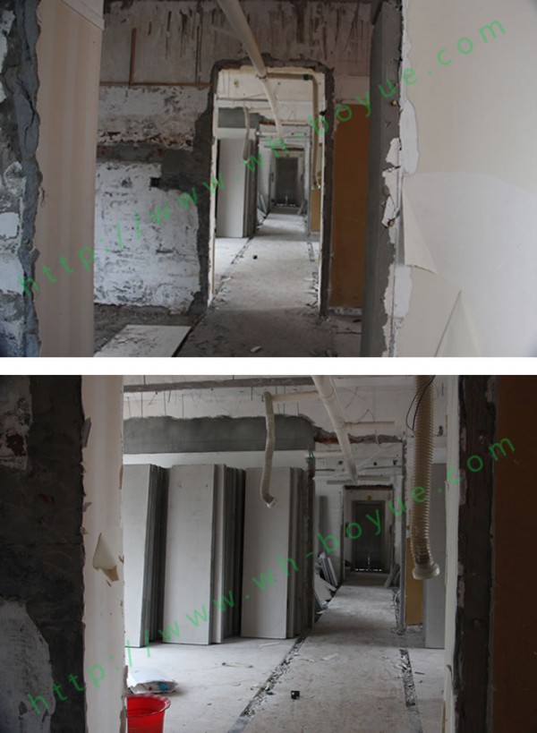 博悅佳輕質(zhì)隔墻板施工案例