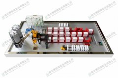 輕質(zhì)隔墻板生產(chǎn)線(xiàn)模型